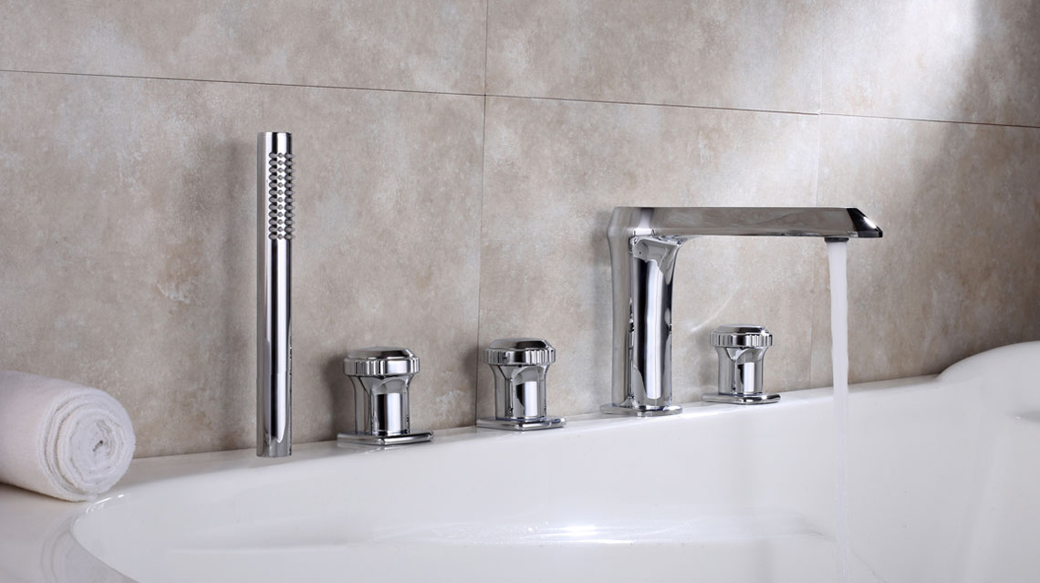 Utopia Tapware Chrome and Gold Products in Europe