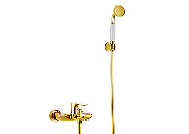 Single Lever Shower/Bath Mixer with Hand Shower, Europe