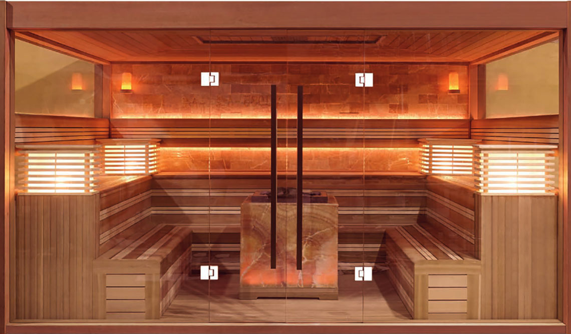 Utopia Modern Sauna Room in Europe